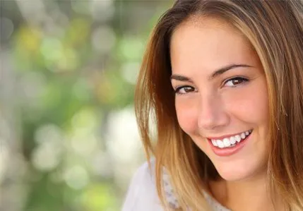 Lady smiling